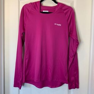 Columbia Performance Fishing Gear Hooded Rashguard – Women’s Medium Sportswear